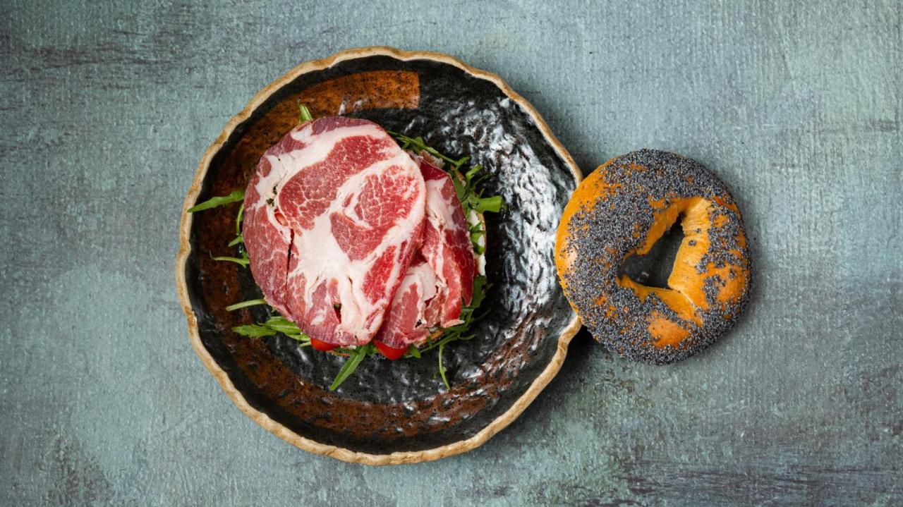 Hotel The Newel Psychiko Atene Esterno foto A piece of dry-aged beef