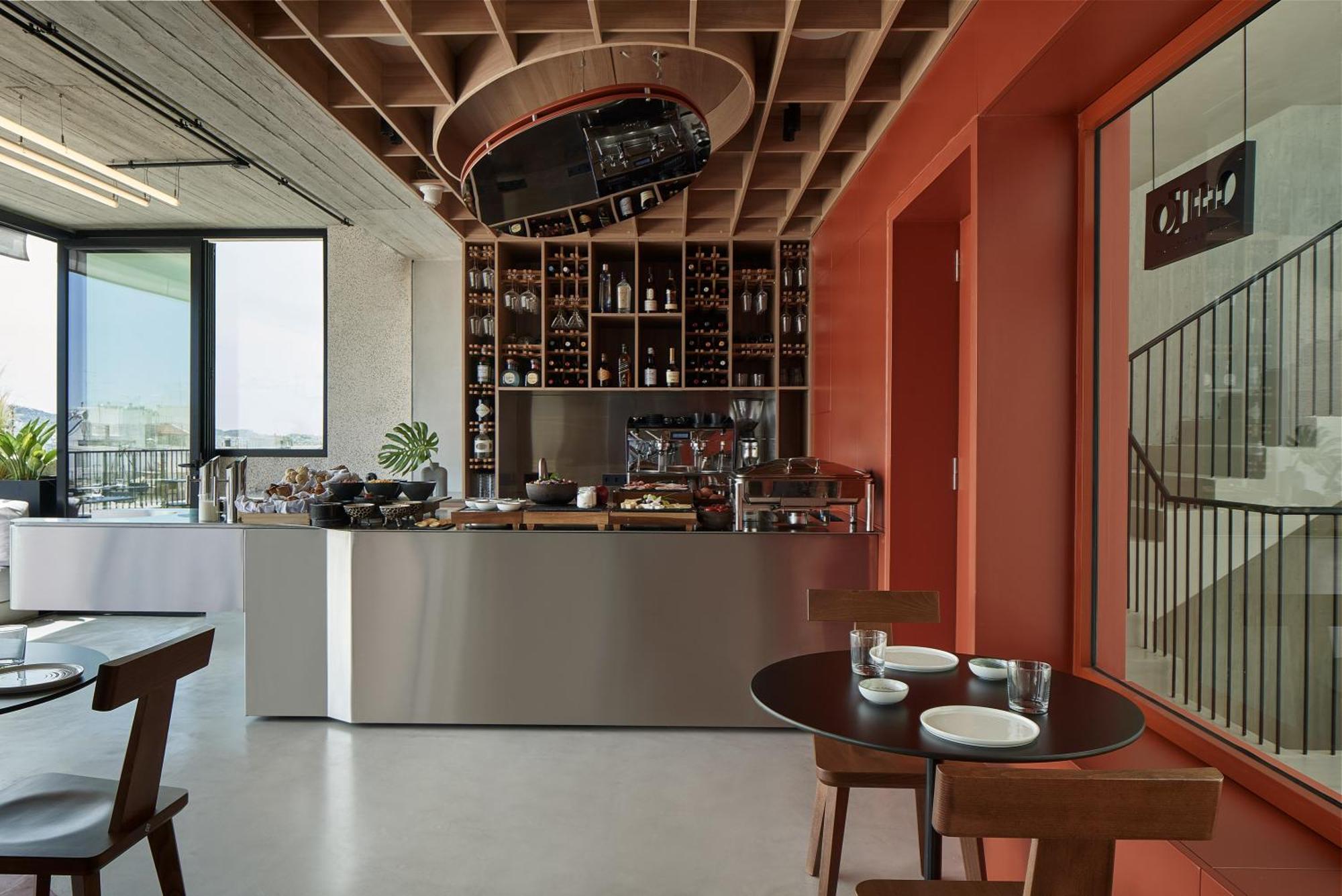 Hotel The Newel Psychiko Atene Esterno foto The kitchen at the restaurant